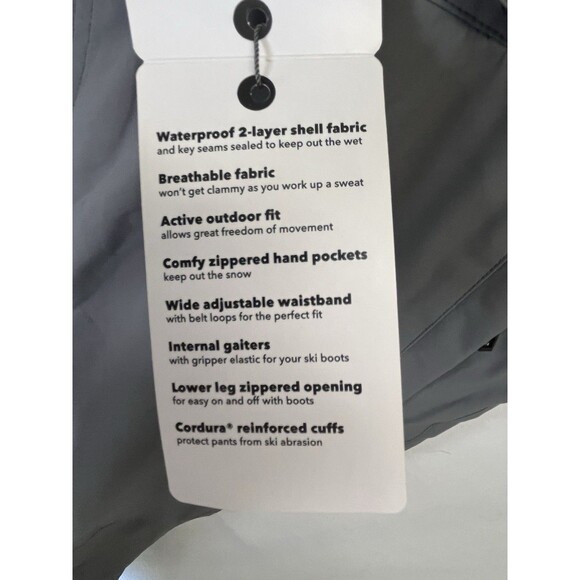 Moosejaw Men's Insulated Ski Pants Gray Snowboarding Winter Outdoor Gear - Picture 10 of 11